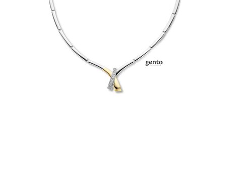 Halsketting - zilver | Gento