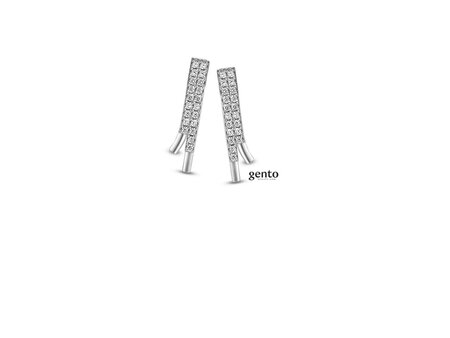 Oorbellen - zilver | Gento