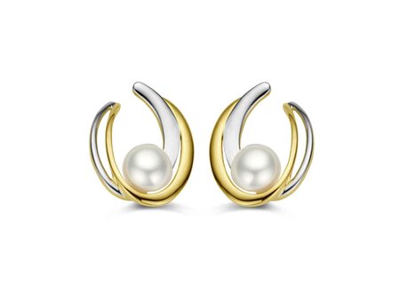 Oorbellen - Goud bicolor 18kt | Goud 18 Karaat