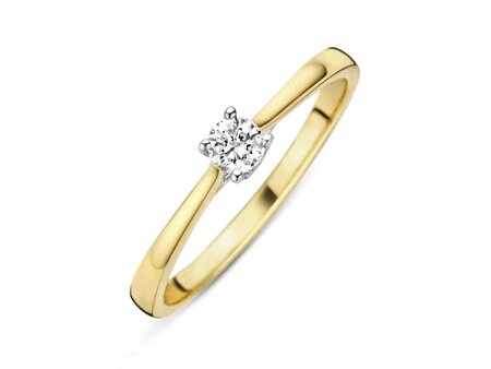 Ringen Solitairs - Dulci-nea 18kt | Goud bicolor 18kt