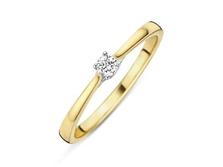 Ringen Solitairs - Dulci-nea 18kt | Goud bicolor 18kt