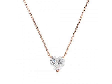 Halsketting - Bronzallure | Verguld Ros&eacute;