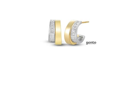 Oorbellen - zilver | Gento