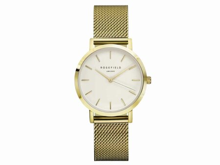 Damesuurwerk - Rosefield | Verguld goud