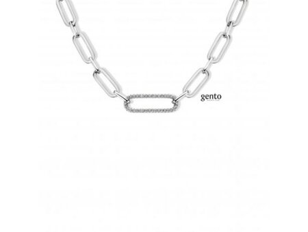 Halsketting - zilver | Gento