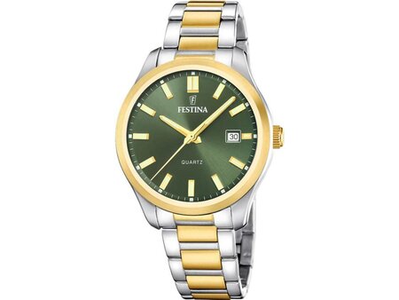 Herenuurwerk - Festina | Bicolorstaal