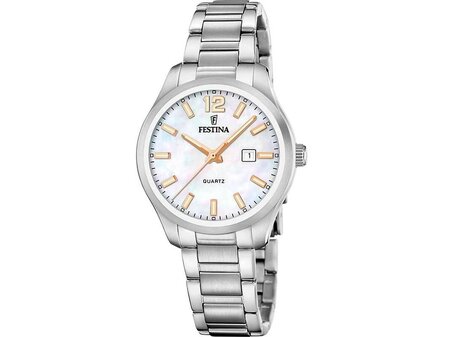 Damesuurwerk - Festina | Staal