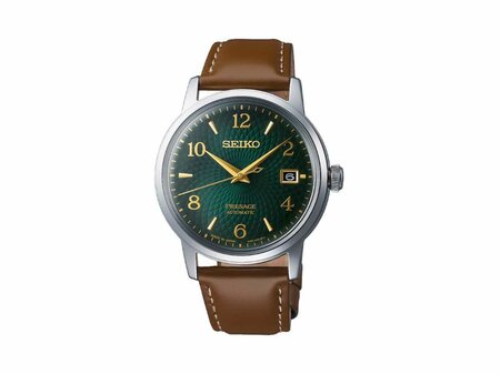 Herenuurwerk - Seiko | Leder