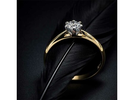 Ringen Solitairs - Geel Goud 18kt | Eigen merk