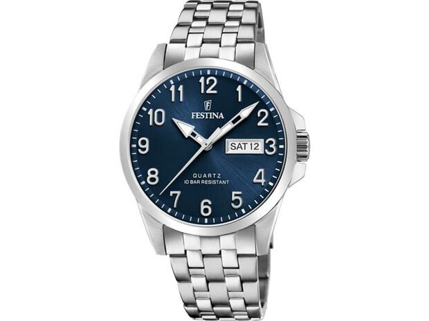 Herenuurwerk - Festina | Staal