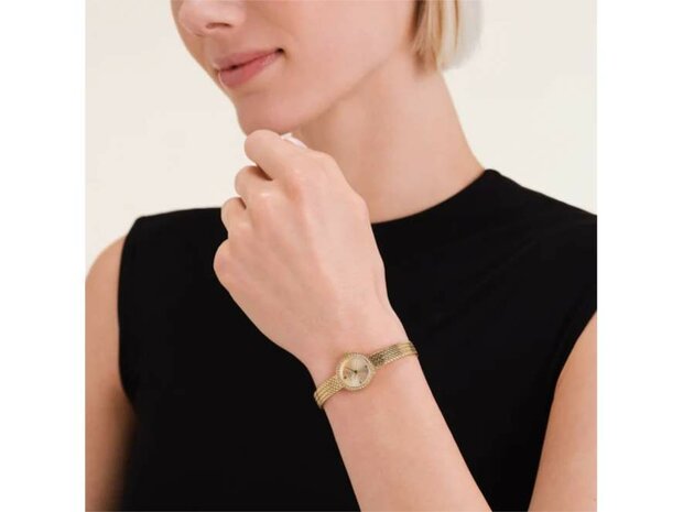 Damesuurwerk - Rosefield | Verguld goud