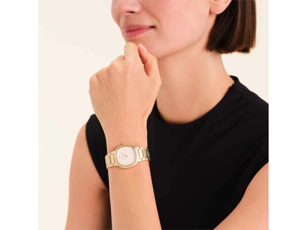 Damesuurwerk - Rosefield | Verguld goud