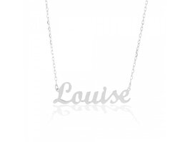 Naamketting - zilver