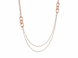 Halsketting - Bronzallure | Verguld Rosé