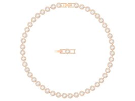 Halsketting - Swarovski | Verguld Rosé