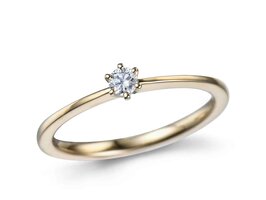 Ringen Solitairs - Emmilou | Geel Goud 18kt
