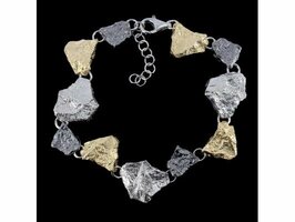 Armband - Sanjoya | Bicolor zilver en verguld