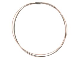 Halsketting - Pesavento | Bicolor zilver en verguld