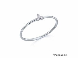Ringen - LeCarré 18ct | Wit goud 18kt