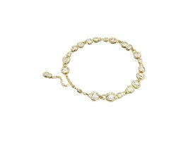 Halsketting - Swarovski | Verguld goud