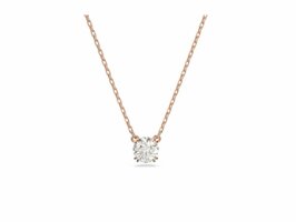 Halsketting - Swarovski | Verguld Rosé