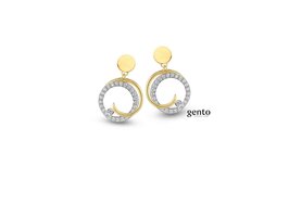 Oorbellen - Gento Zilver