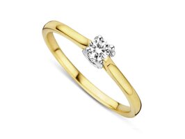 Ringen Solitairs - Dulci-nea 18kt | Goud bicolor 18kt