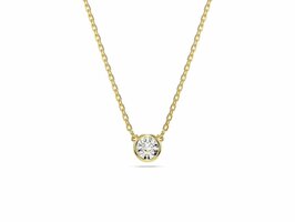 Halsketting - Swarovski | Verzilverd