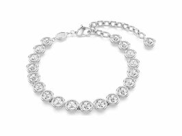 Armband - Swarovski | Verzilverd