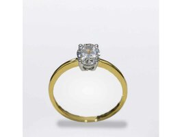 Ringen Solitairs - Goud 18 Karaat | Goud bicolor 18kt
