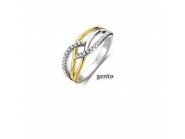 Ringen - Gento Zilver | Verguld goud