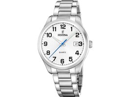 Herenuurwerk - Festina | Staal